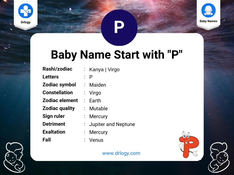 Baby Names Start With P - Drlogy Baby Names